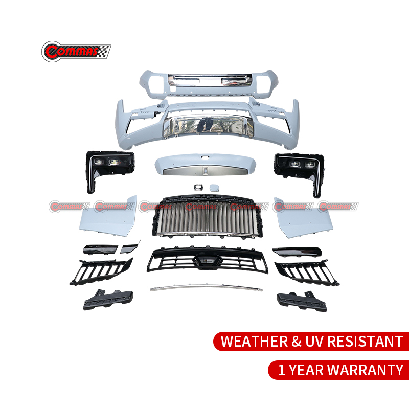 Rolls-Royce Cullinan old to new front grille front and rear bumpers headlights