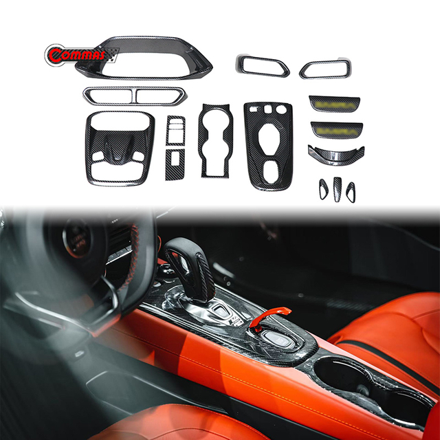 Lotus Emira Monotek dry carbon fiber Engine interior