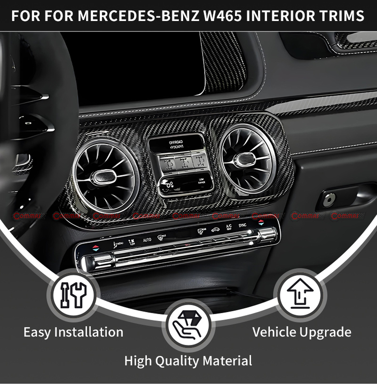 Mercedes-benz G-Class W465 OEM carbon fiber replaceable interior modification