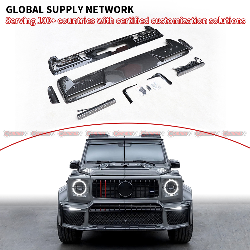Mercedes-Benz G-Class W465 was modified with Brabus XL800 carbon fiber top wing bodykit