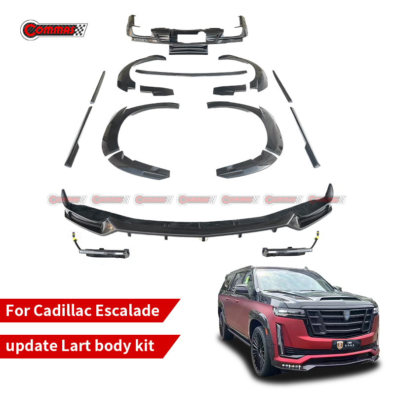 Cadillac escalade larte dry carbon fiber bodykit