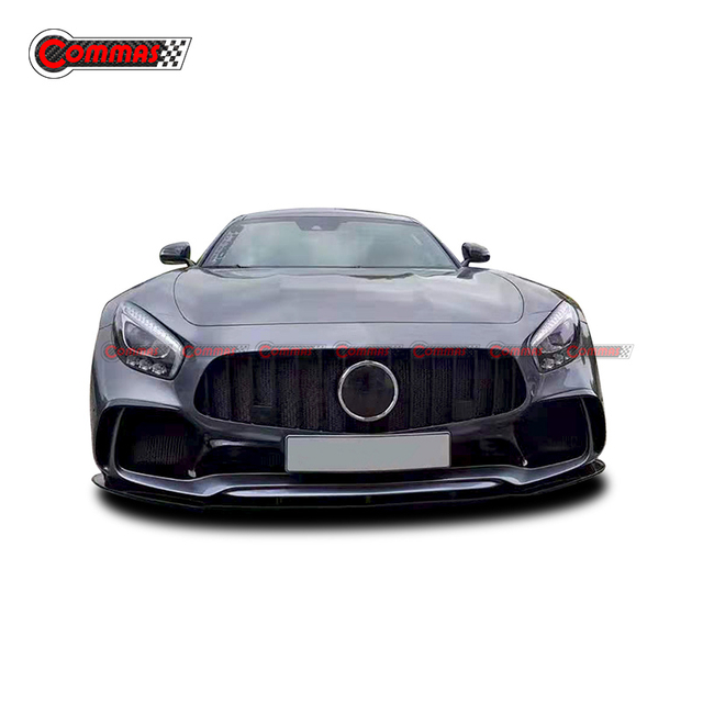 PD Style Fiberglass Front Bumper Splitter Lip For Mercedes Benz AMG GT