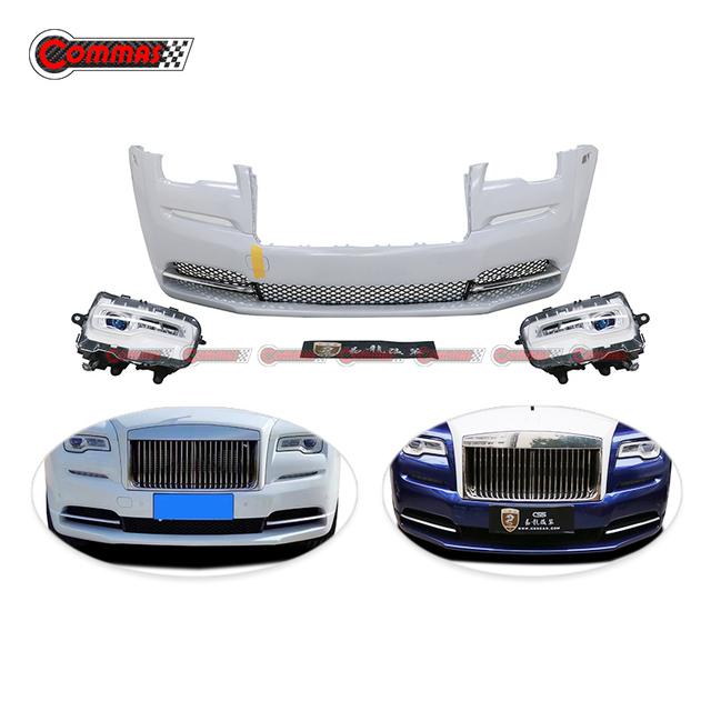 Wraith 1 Generation Upgrade To New Version Facelift 2 Front Bumper Bodykit For Rolls Royce Wraith 