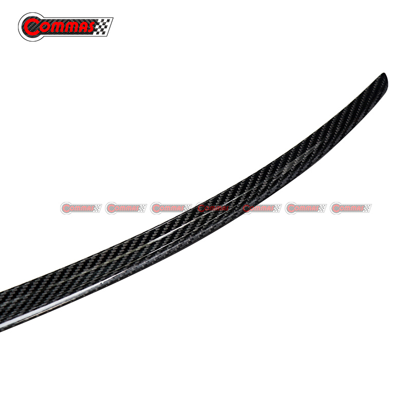 3K Carbon Glossy Rear Ducktail Spoiler For Bentley Continental GT 2020 Limited Edition 