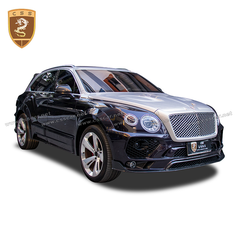 Mansory Style Front Bumper Side Skirts Engine Cover Body Kit for Bently Bentayga