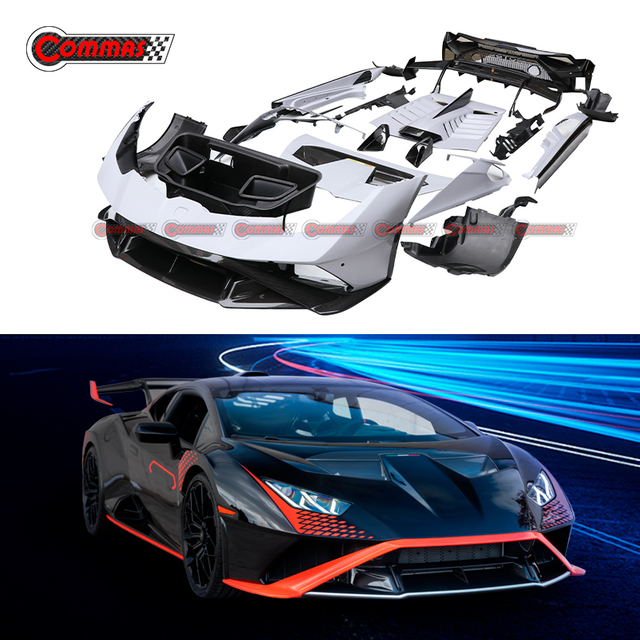 STO Style Dry Carbon Fiber Body Kit For Lambroghini Huracan