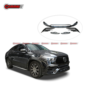 Topcar Style Carbon Fiber Front Lip Bumper For Mercedes Benz GLE Coupe C167