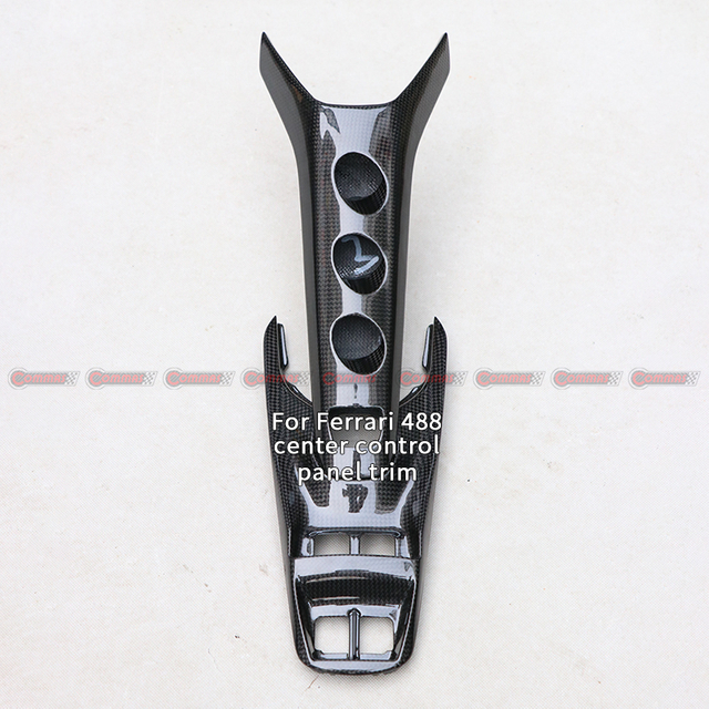 Ferrari 488 Original dry carbon fiber center control panel trim interior