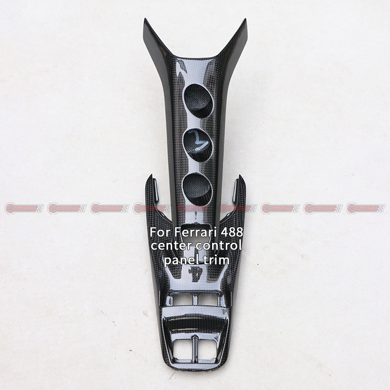 Ferrari 488 Original dry carbon fiber center control panel trim interior