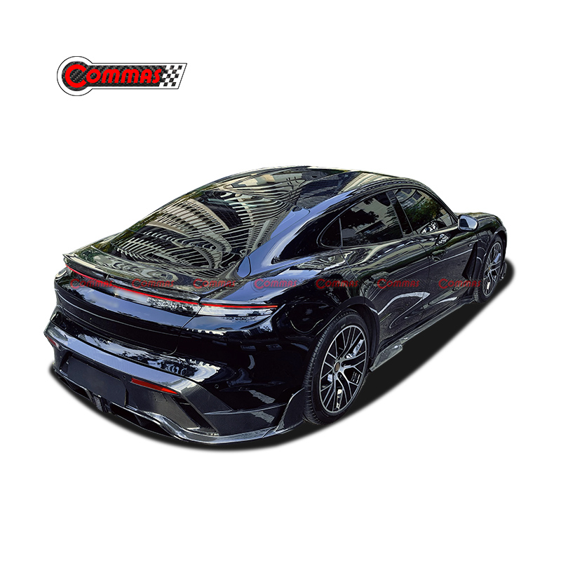 Porsche taycan turbo mansory dry carbon fiber body kit