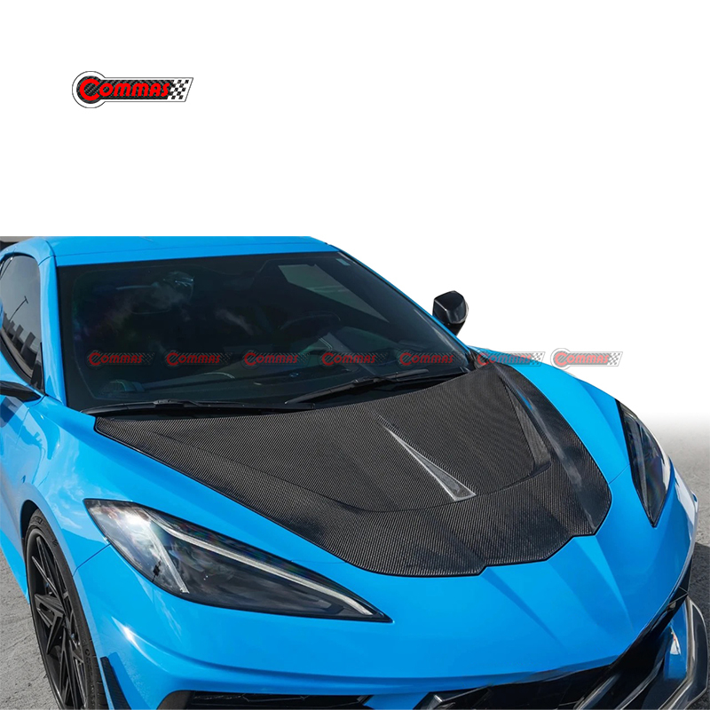 Chevrolet Corvette C8 CSS dry carbon fiber hood