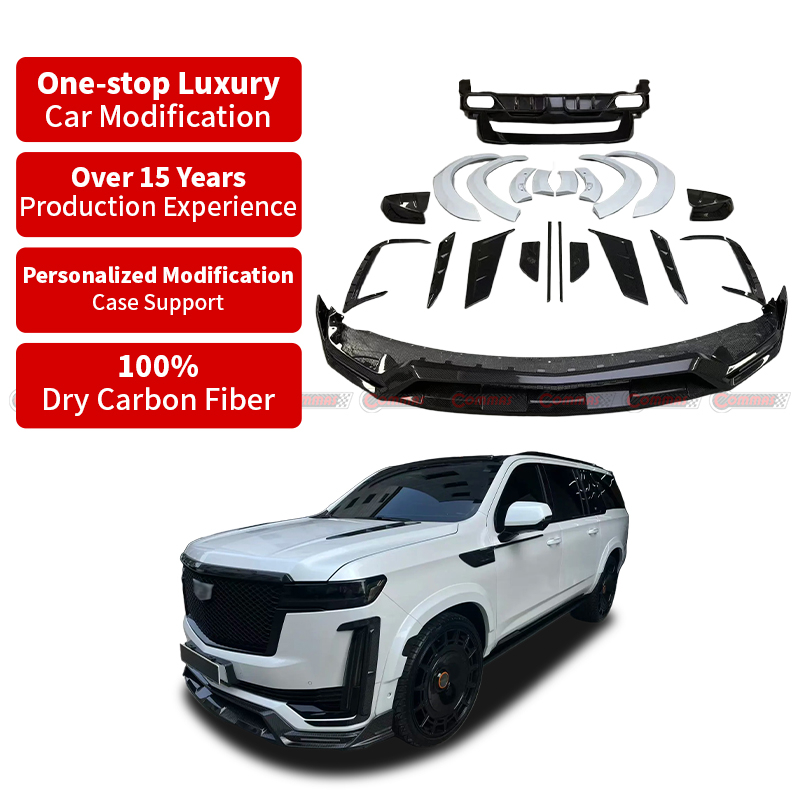 Cadillac Escalade mansory dry carbon fiber body kit