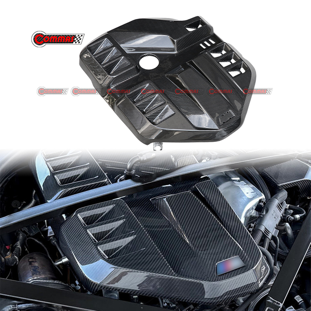 BMW M2 M3 M4 G87 G80 G82 G83 Original OEM dry carbon fiber engine interiors cover