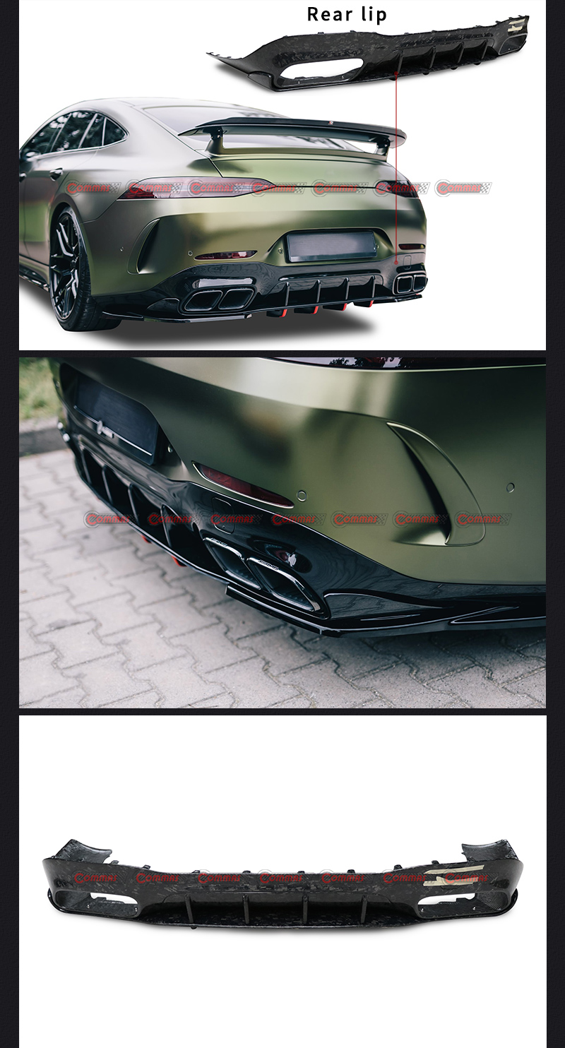 mt style rear diffuser mercededs benz amg gt