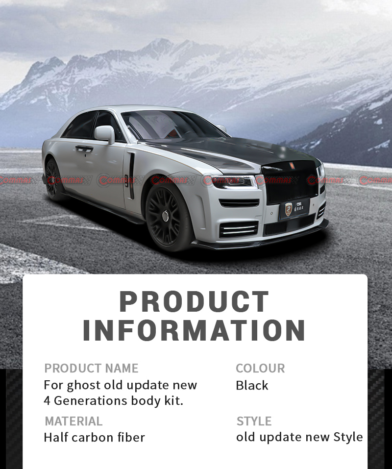 rolls royce ghsot body kit