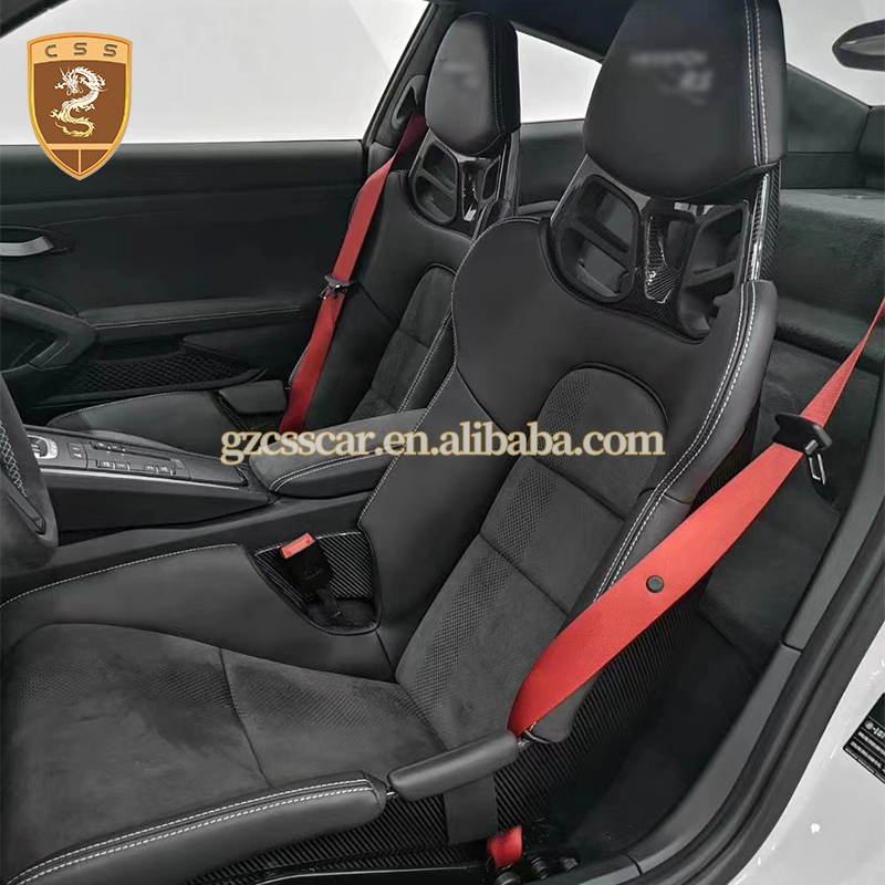 Porsche 911 GT3RS 718 Universal Seat Dry Carbon Fiber Buckrt Seat