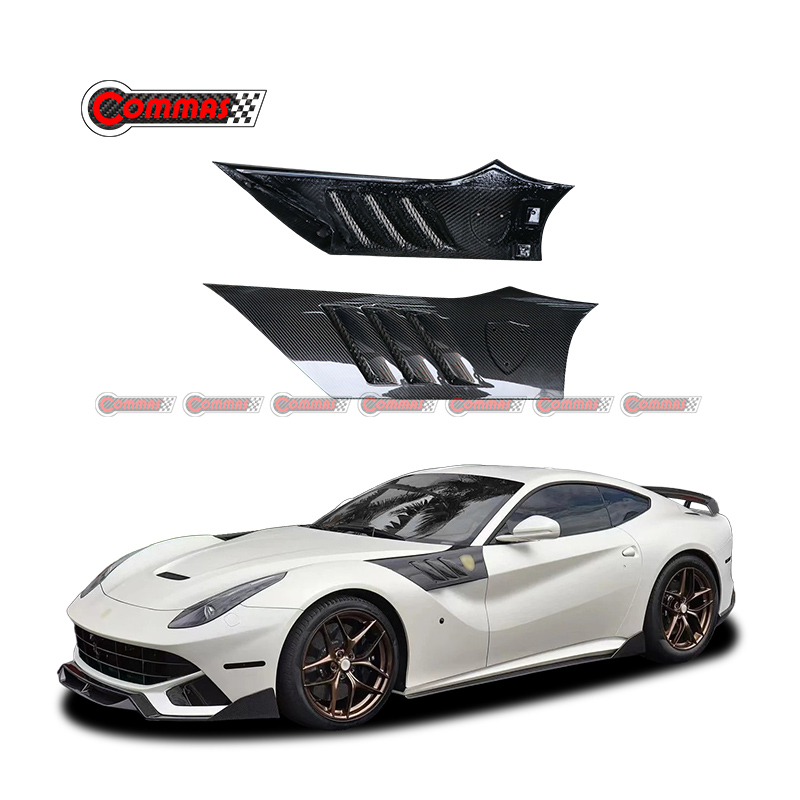 Ferrari F12 ONYX dry carbon fiber fender air vents