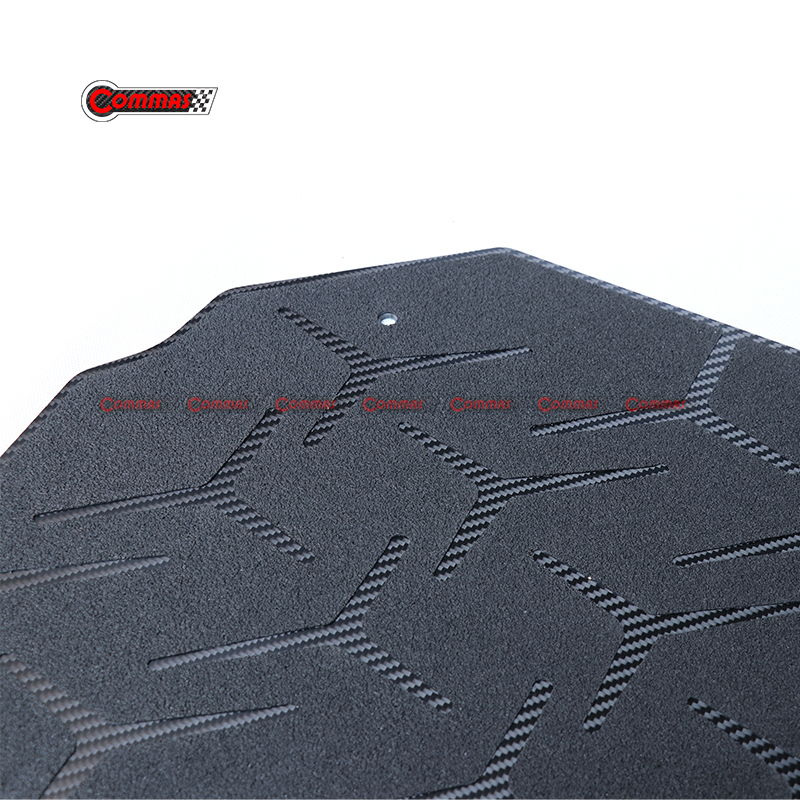 Lamborghini Aventador LP700 SVJ dry carbon fiber foot mat