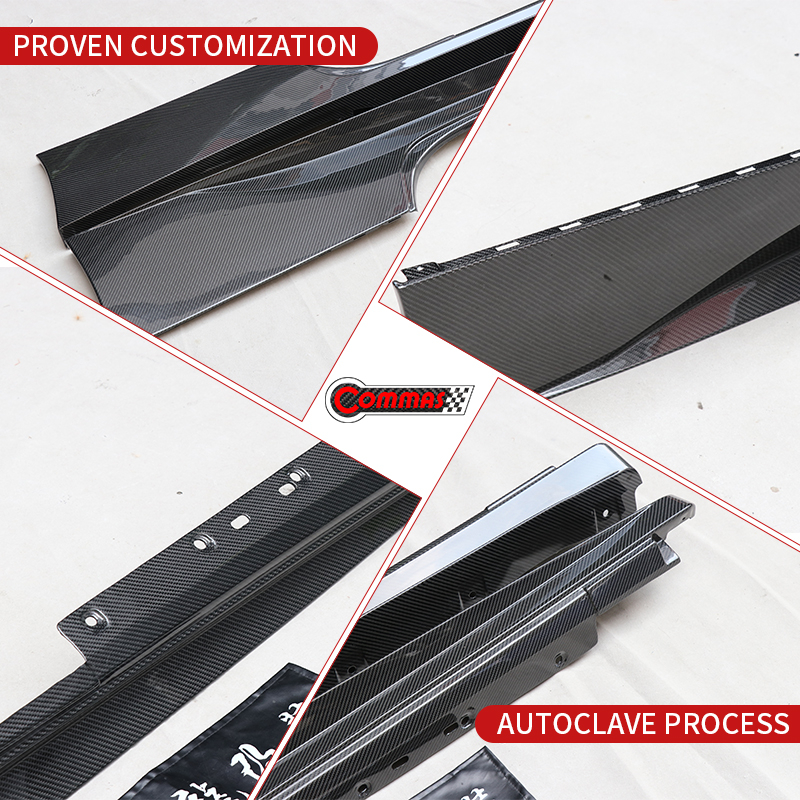 For Ferrari 458 OEM Carbon Fiber Side Skirts