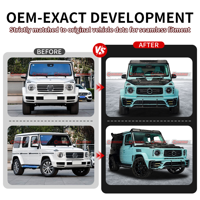 Mercedes-benz G-Class W463A W464 modified MSY.P920 limited edition full body kit carbon fiber hood
