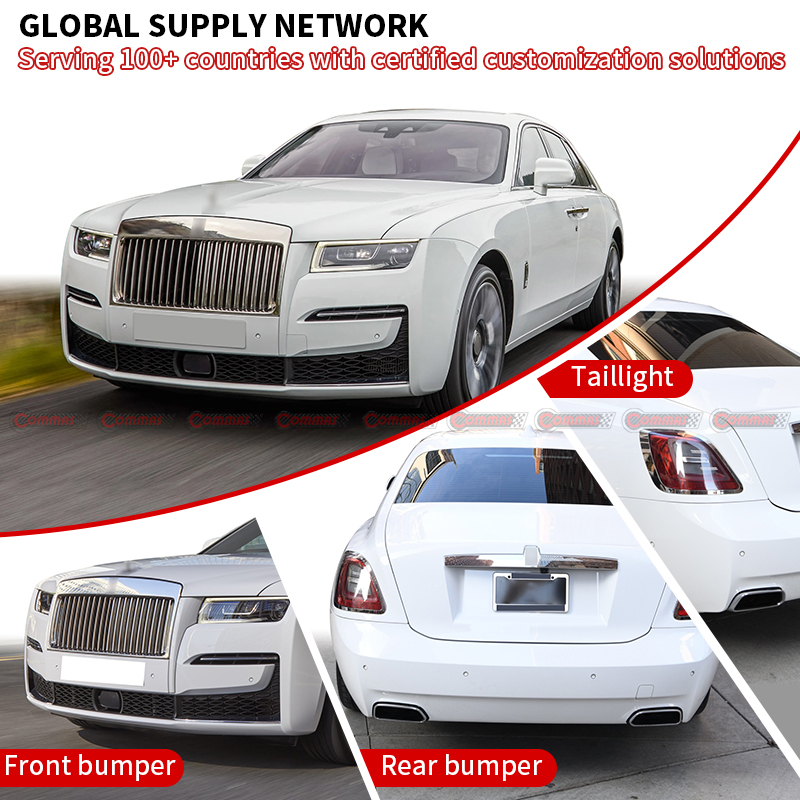 Rolls-Royce Ghost old to new fourth generation bodykit