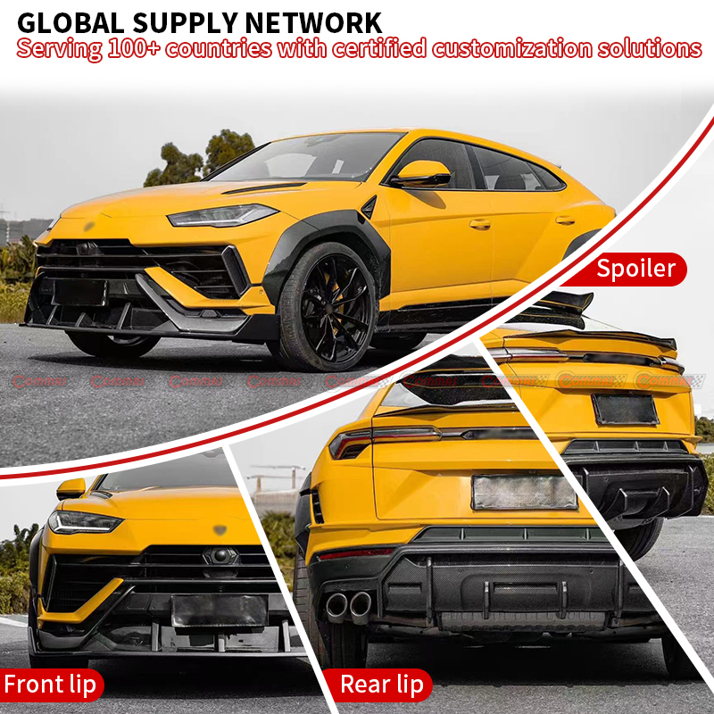Lamborghini URUS S upgrade to Vorsteiner dry carbon fiber bodykit
