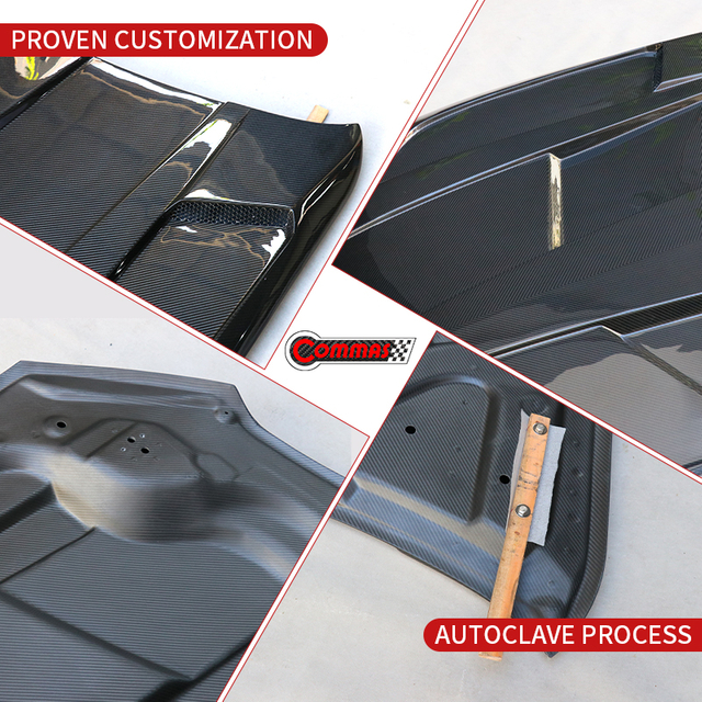 BMW X5 X6 G05 G06 larte dry carbon fiber hood