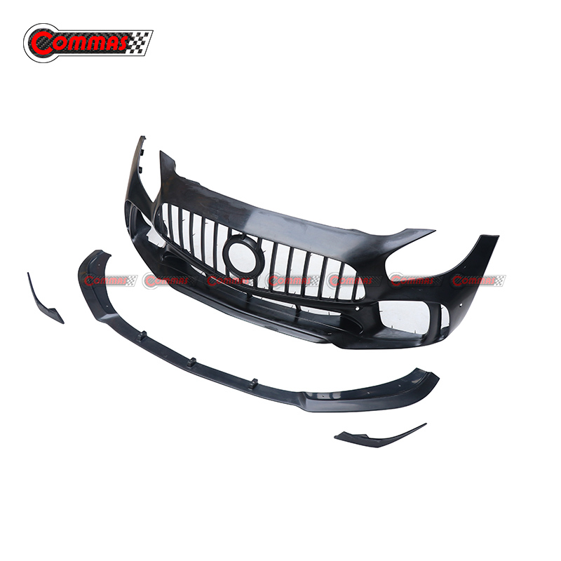 PD Style Fiberglass Front Bumper Splitter Lip For Mercedes Benz AMG GT