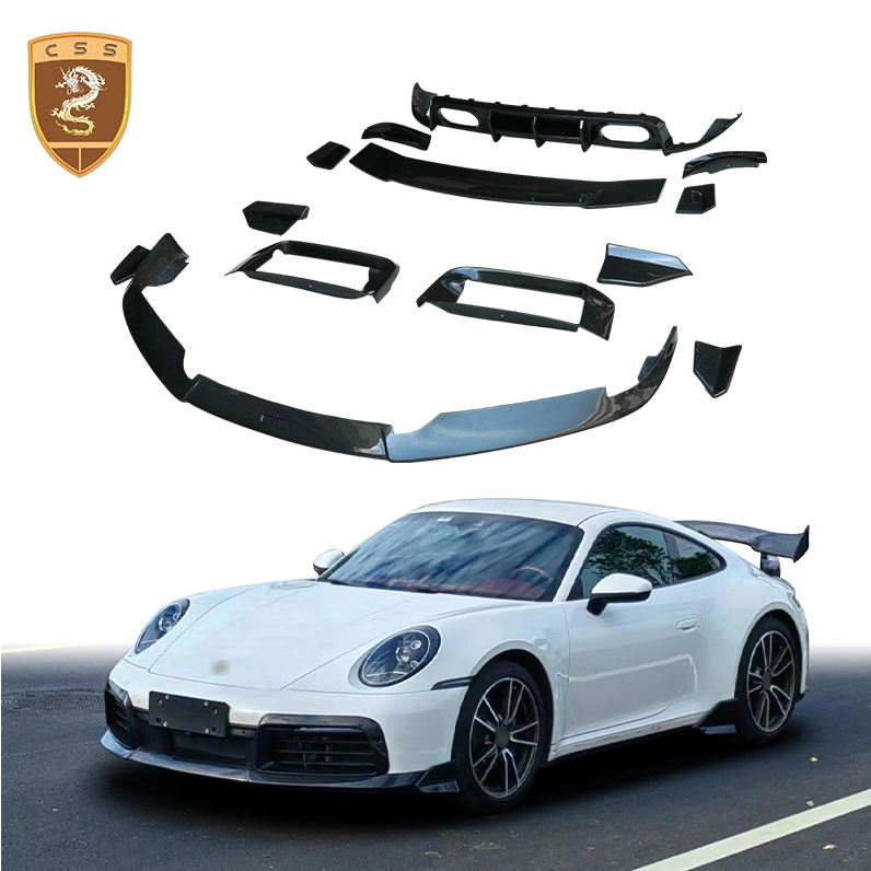 Prosche 911 992 Brabus Style Dry Carbon Fiber Bodykit